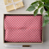 Rosa Polkaherzen Seidenpapier (Geschenk)