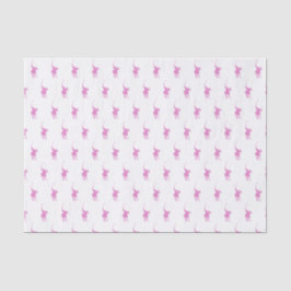 Rosa Polo-Spieler Seidenpapier