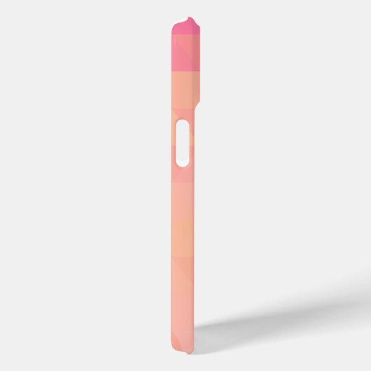 Rosa Polygonen Case-Mate iPhone Hülle (Rückseite / Rechts)