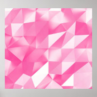 Rosa Polygonhintergrund: abstraktes 3D-Rendering