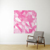 Rosa Polygonhintergrund: abstraktes 3D-Rendering Wandteppich (Beispiel (Horizontal))