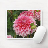 "Rosa Pom Pom Dahlie " Mousepad (Mit Mouse)
