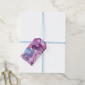 Rosa Pony Einhorn Geschenkanhänger (Mit Garn)