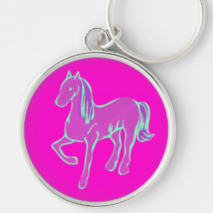 Rosa Pony Schlüsselanhänger