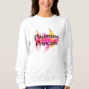 Rosa Poomsae Prinzessin Sweatshirt