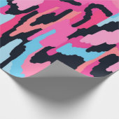 Rosa Pop Abstrakt Geschenkpapier (Ecke)