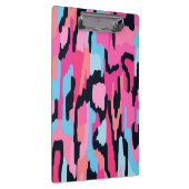 Rosa Pop Abstrakt Klemmbrett (Rechts)