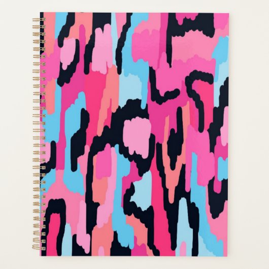 Rosa Pop Abstrakt  Planer (Vorderseite)