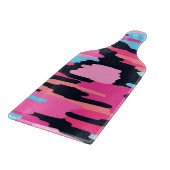 Rosa Pop Abstrakt Schneidebrett (Ecke)