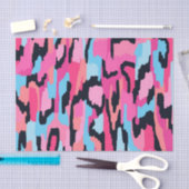 Rosa Pop Abstrakt Seidenpapier (Handwerk)