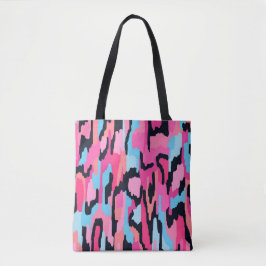 Rosa Pop Abstrakt Tasche