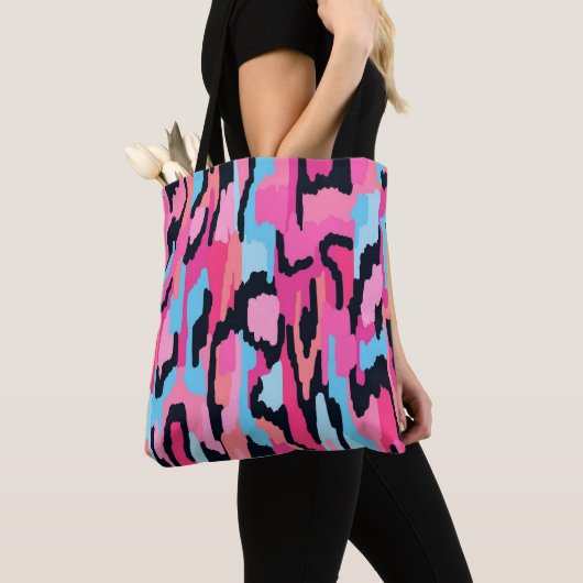 Rosa Pop Abstrakt Tasche (Von Nahem)