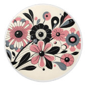 Rosa Pop Keramikknauf (Vorderseite)