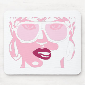 Rosa Pop Kunst, Dichtung und Musik Hübsche Sonnenb Mousepad