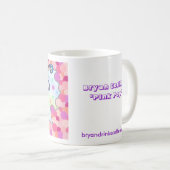 Rosa Pop-Tasse Kaffeetasse (VorderseiteRechts)