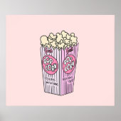 Rosa Popcorn Poster (Vorne)