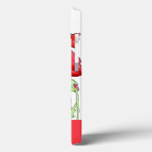 Rosa Poppies Art Individuelle Name Personalisiert Case-Mate iPhone Hülle (Rückseite / Links)