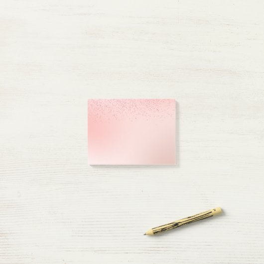rosa post-it klebezettel (Auf Schreibtisch)