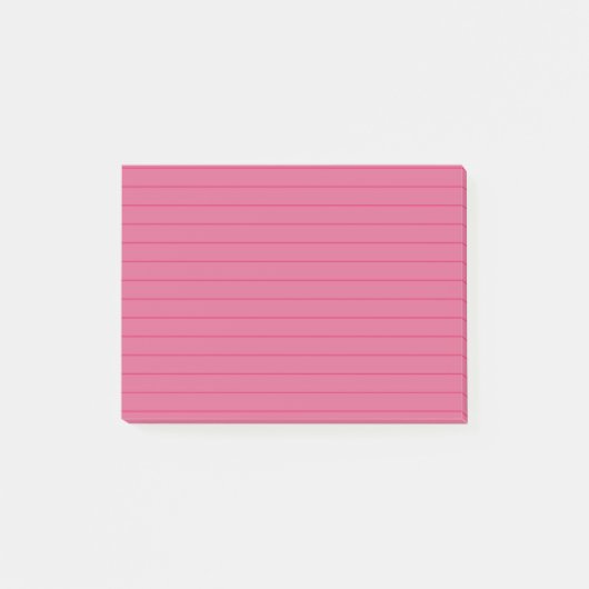 Rosa Post-Itanmerkungen Post-it Klebezettel (Vorderseite)