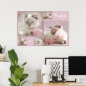 rosa Poster (Heimbüro)