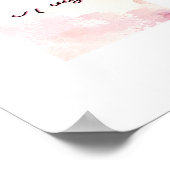 Rosa Poster (Ecke)
