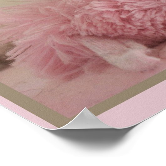 rosa Poster3 Poster (Ecke)