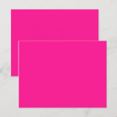 Rosa Postkarte (Vorne/Hinten)