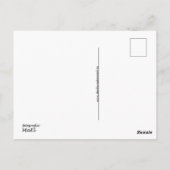 Rosa Postkarte (Rückseite)