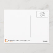 Rosa Postkarte (Rückseite)