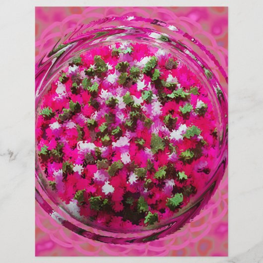 Rosa Potpourri-Massen-Scrapbook-Papier Seiten (Vorne)