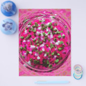 Rosa Potpourri-Massen-Scrapbook-Papier Seiten (Einzeln)