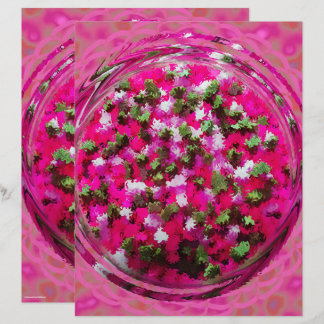 Rosa Potpourri-Schrappbuchpapier 2-seitig bedruckt