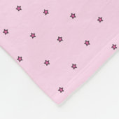 Rosa Power Fleecedecke (Ecke)