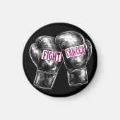 Rosa Power Kühlschrank Magnet (Vorne)