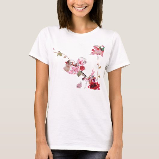 Rosa Power T-Shirt (Vorderseite)
