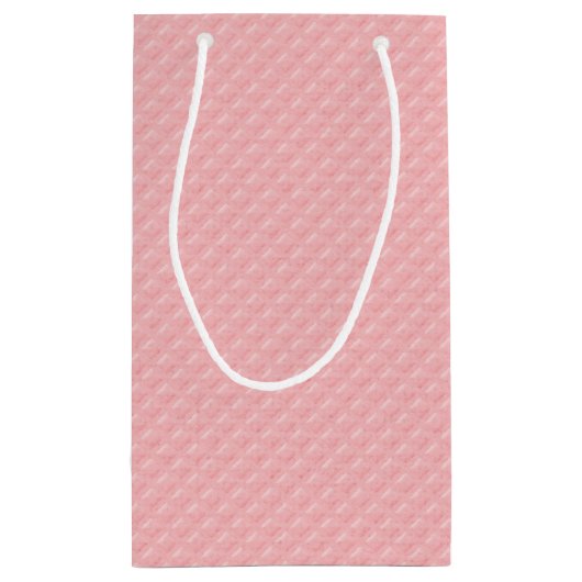 rosa Prägung mit Schmetterling Kleine Geschenktüte (Rückseite)