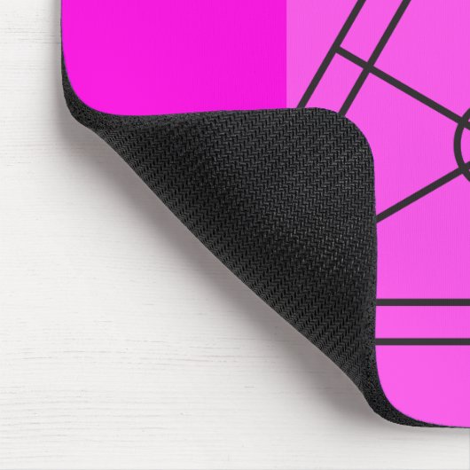 Rosa Präzision: Grundlegende Funktionen für das In Mousepad (Ecke)