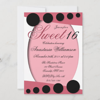 Rosa Pride 16 . Geburtstag Einladung zum Geburtsta