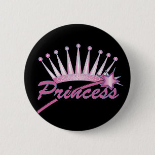 Rosa Princess Crown Button