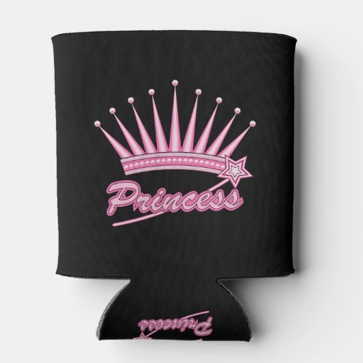 Rosa Princess Crown Dosenkühler (Rückseite)