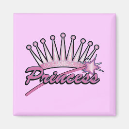 Rosa Princess Crown Magnet
