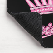 Rosa Princess Crown Mousepad (Ecke)