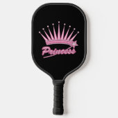 Rosa Princess Crown Pickleball Schläger (Rückseite)