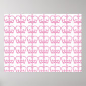 Rosa Princess Crown Poster (Vorne)