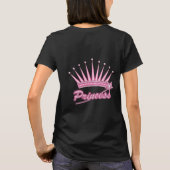 Rosa Princess Crown T-Shirt (Rückseite)