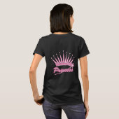 Rosa Princess Crown T-Shirt (Schwarz voll)