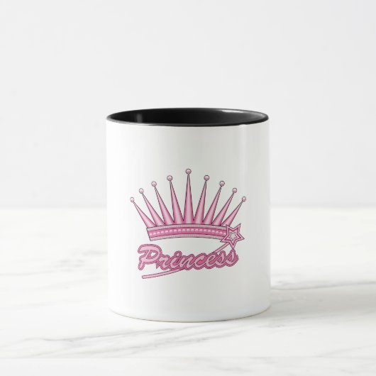 Rosa Princess Crown Tasse (Zentrum)
