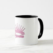 Rosa Princess Crown Tasse (VorderseiteRechts)