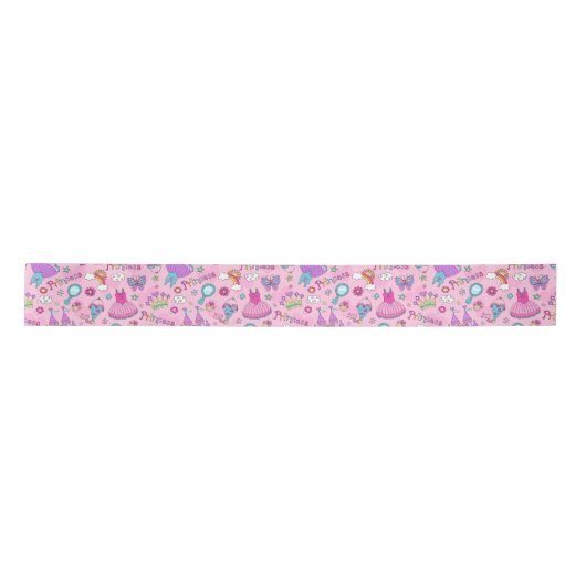 Rosa Princess Satin Ribbon Satinband (Vorderseite)
