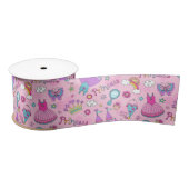 Rosa Princess Satin Ribbon Satinband (Spule)